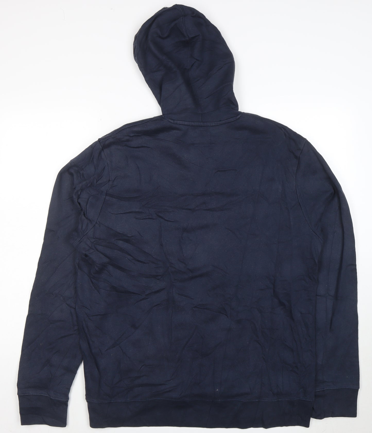 Champion Men's Blue XL Pullover Hoodie Embroidered Logo