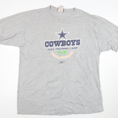 Reebok Men's Grey XL Dallas Cowboys 2005 Training Camp T-Shirt