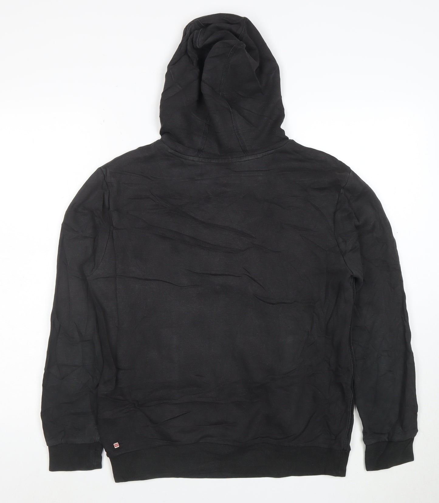 Puma Mens Black XL Pullover Hoodie with Logo Front