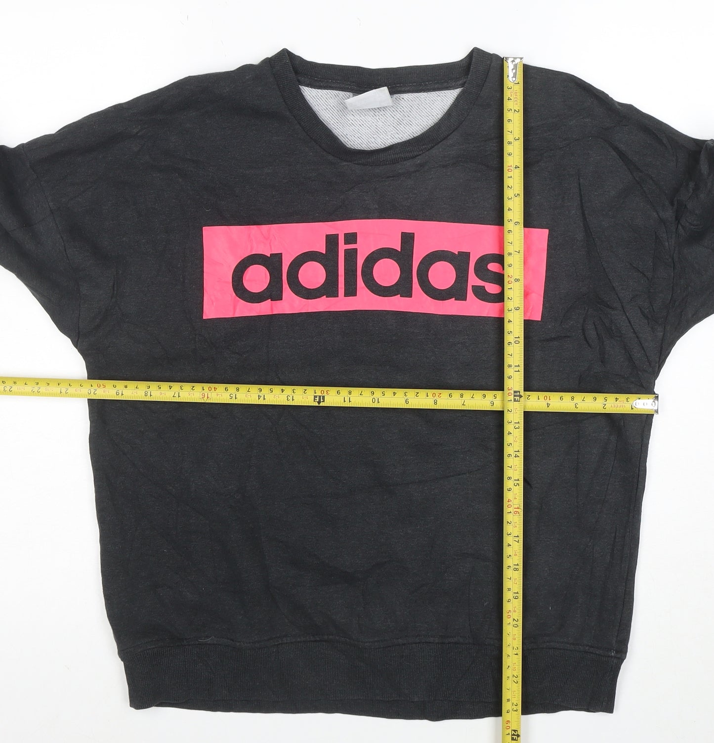 Adidas Womens Black Climalite Pullover Sweatshirt Size S
