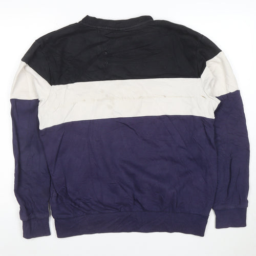 Fila Mens Multicoloured Logo Pullover Sweatshirt Size M