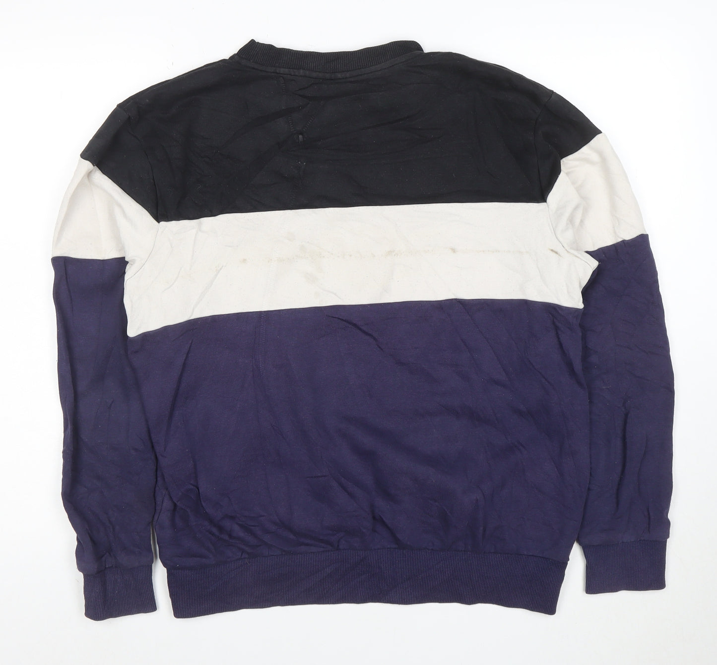 Fila Mens Multicoloured Logo Pullover Sweatshirt Size M