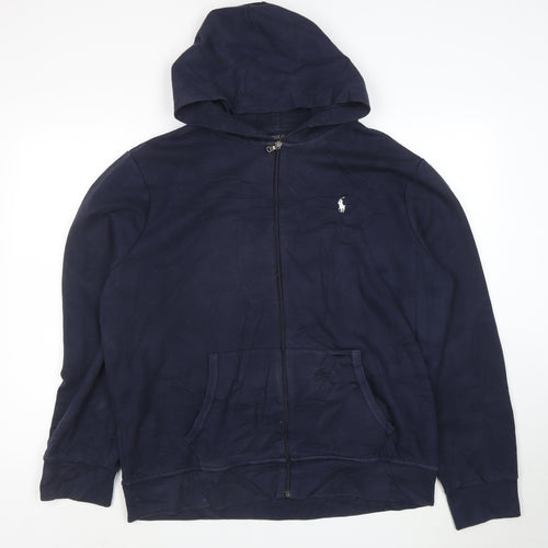 Polo Ralph Lauren Men's Blue XL Full Zip Hoodie