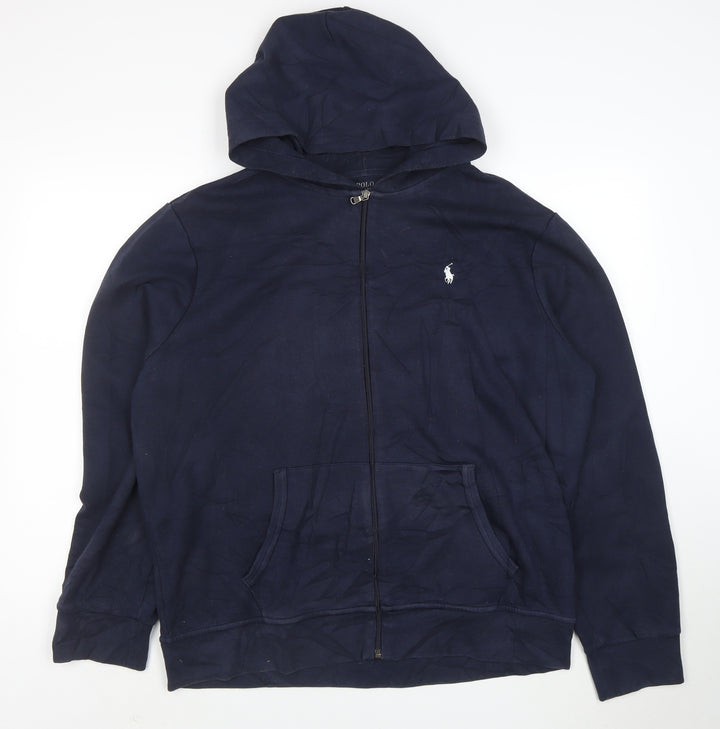 Polo Ralph Lauren Men's Blue XL Full Zip Hoodie