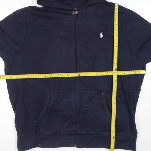 Polo Ralph Lauren Men's Blue XL Full Zip Hoodie