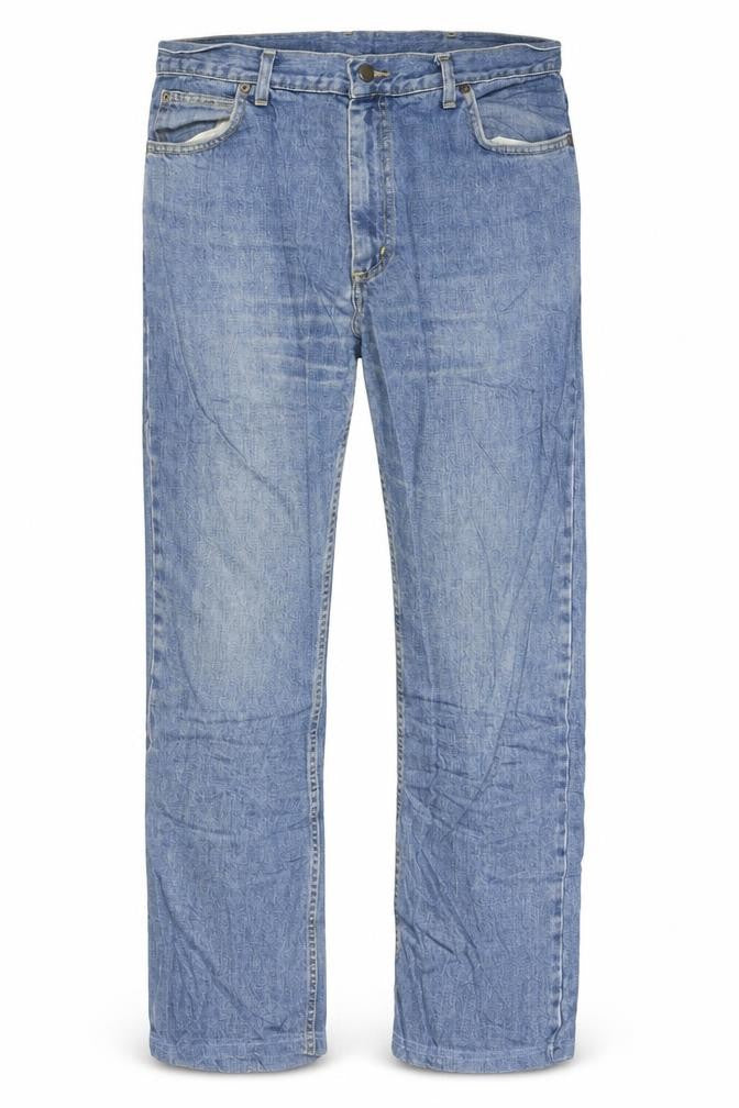 Lee Men’s Blue Denim Straight Fit Jeans 38x32 Regular Mid Rise