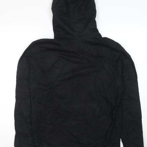 Champion Men's Black Pullover Hoodie Medium Fleece Sweatshirt