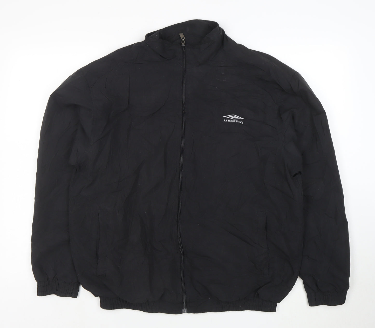 Umbro Men's Black M Lightweight Sports Jacket Full Zip