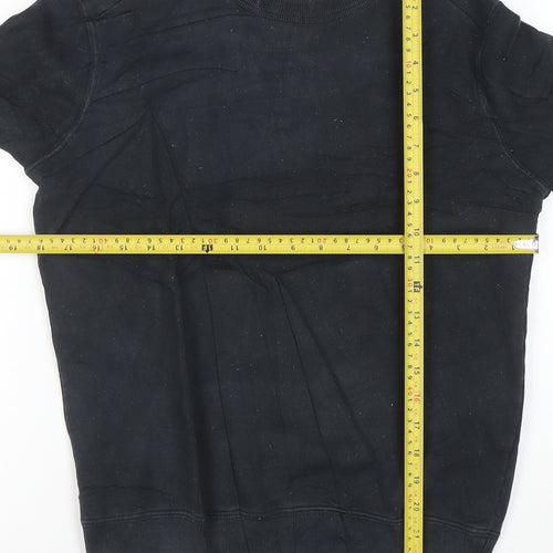 CP Company Women’s Black Cotton Crew Neck Pullover Sweatshirt Size M