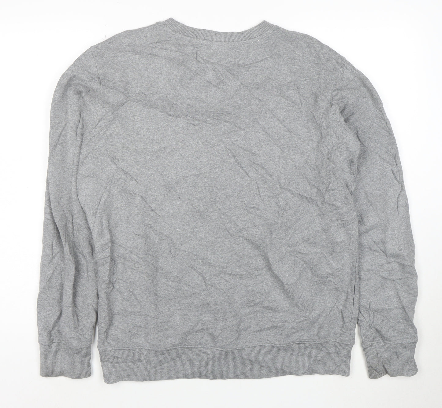 Calvin Klein Jeans Men's Grey Crew Neck Pullover Sweatshirt L