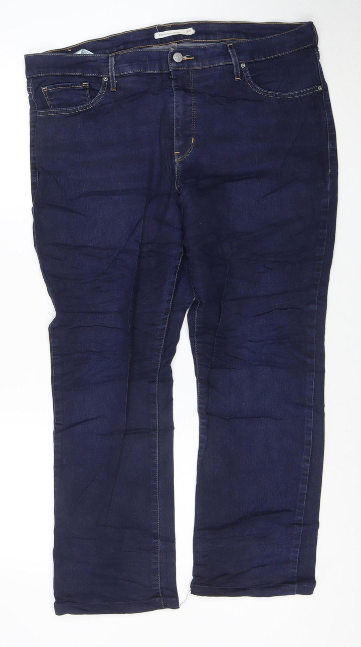 Levi's Women Blue 18 Plus 314 Shaping Straight Jeans