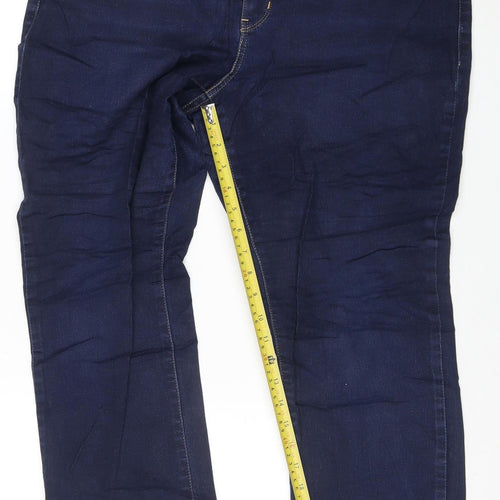 Levi's Women Blue 18 Plus 314 Shaping Straight Jeans