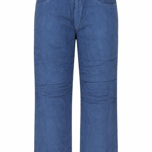 Burberry Women Blue Corduroy Chino Trousers Size 32