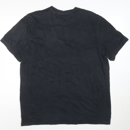 Nike Men’s Black Dri-Fit Regular Fit Crew Neck T-Shirt XL