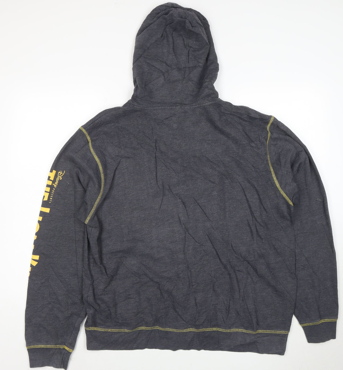 Disney The Lion King Men's Grey Full Zip Hoodie XL