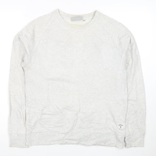 Carhartt WIP Mens Grey Small Pullover Sweatshirt Regular Fit