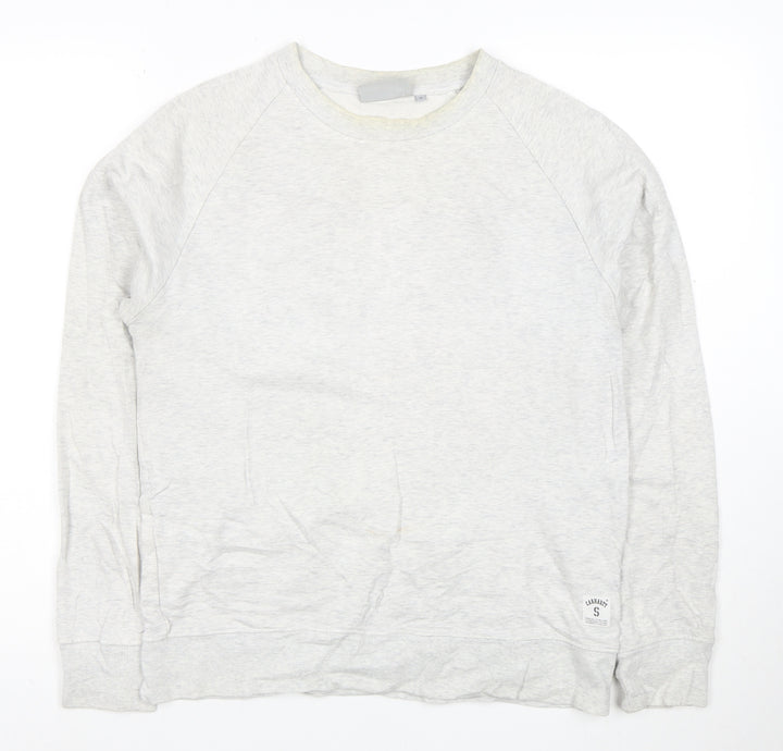 Carhartt WIP Mens Grey Small Pullover Sweatshirt Regular Fit