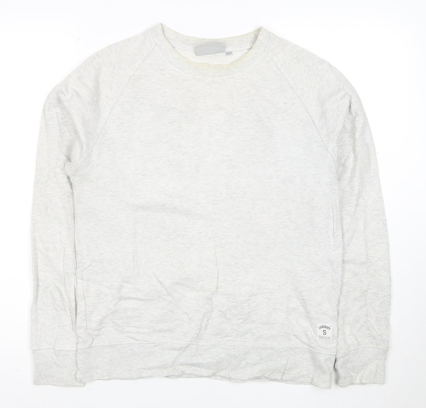 Carhartt WIP Mens Grey Small Pullover Sweatshirt Regular Fit