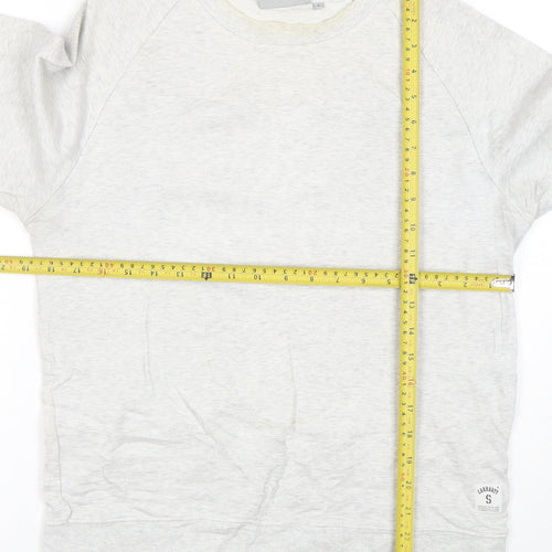 Carhartt WIP Mens Grey Small Pullover Sweatshirt Regular Fit