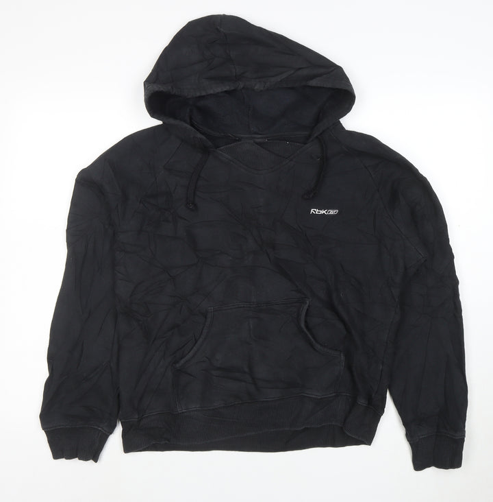 Reebok Men’s Black 2XL Pullover Hoodie Sports Fleece