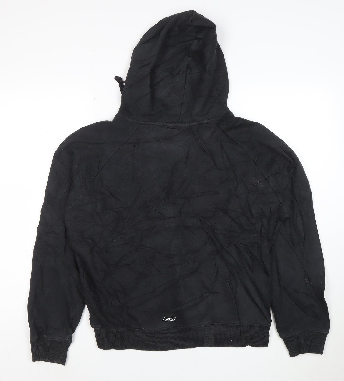Reebok Men’s Black 2XL Pullover Hoodie Sports Fleece