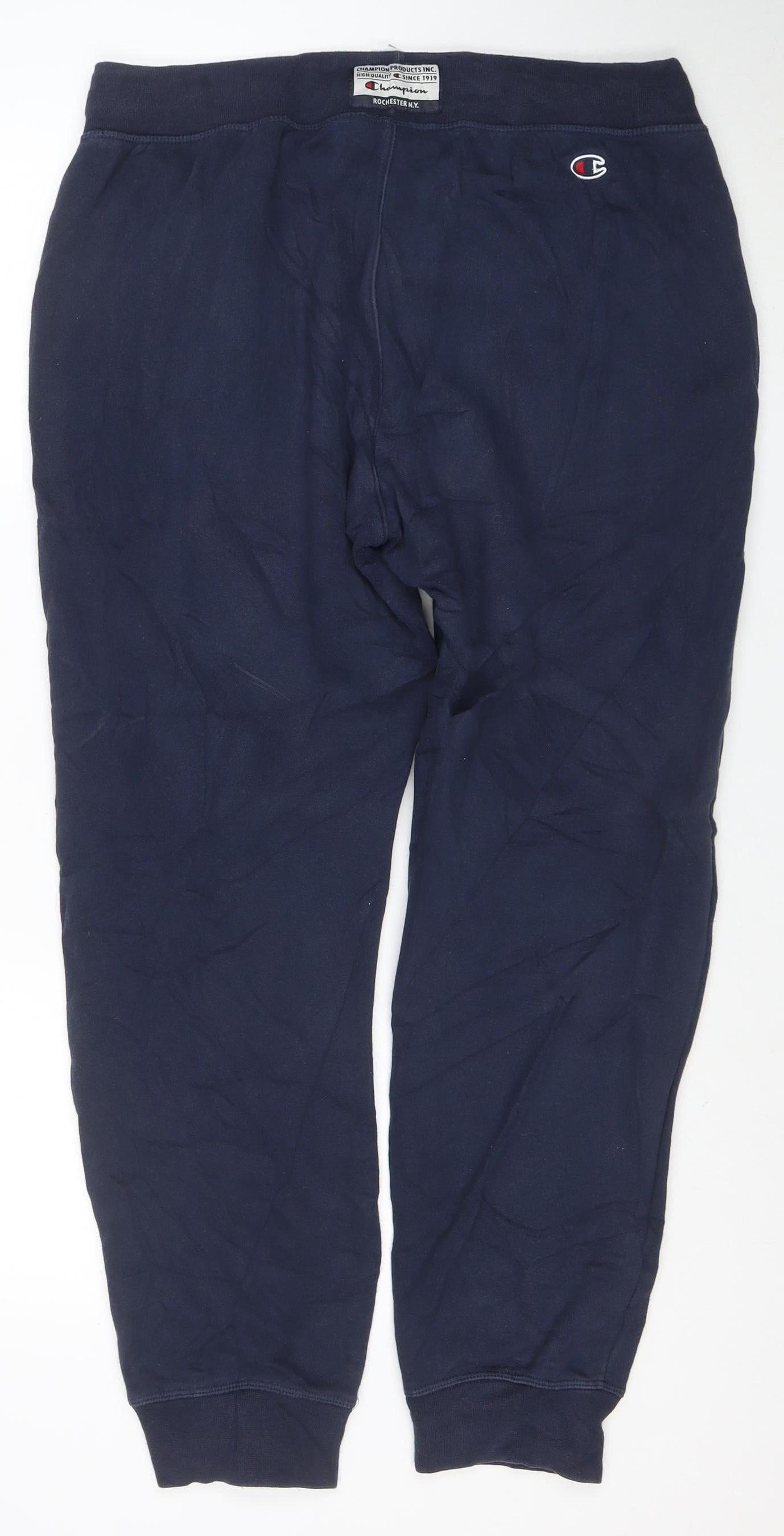 Champion Men's Blue XL Organic Cotton Jogger Sweatpants Trousers