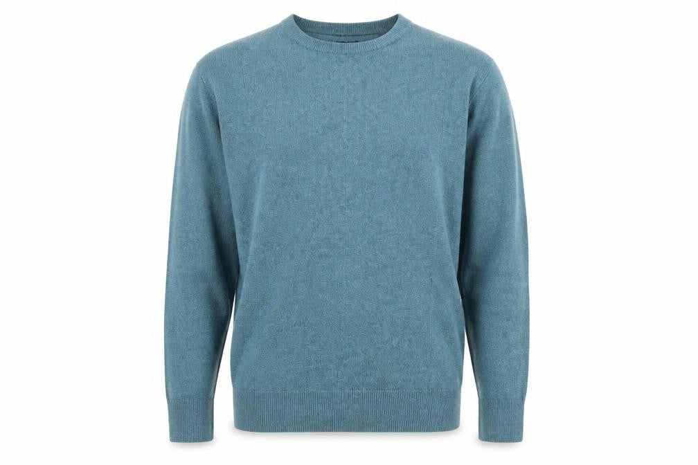 Front view of Dockers Men Blue Acrylic Crew Neck jumper L