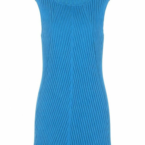 INC International Concepts Women's Blue Sleeveless Bodycon Knit Dress M