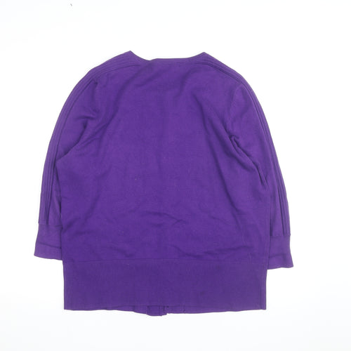 Principles by Ben de Lisi Women's Purple Cotton Cardigan Size 20