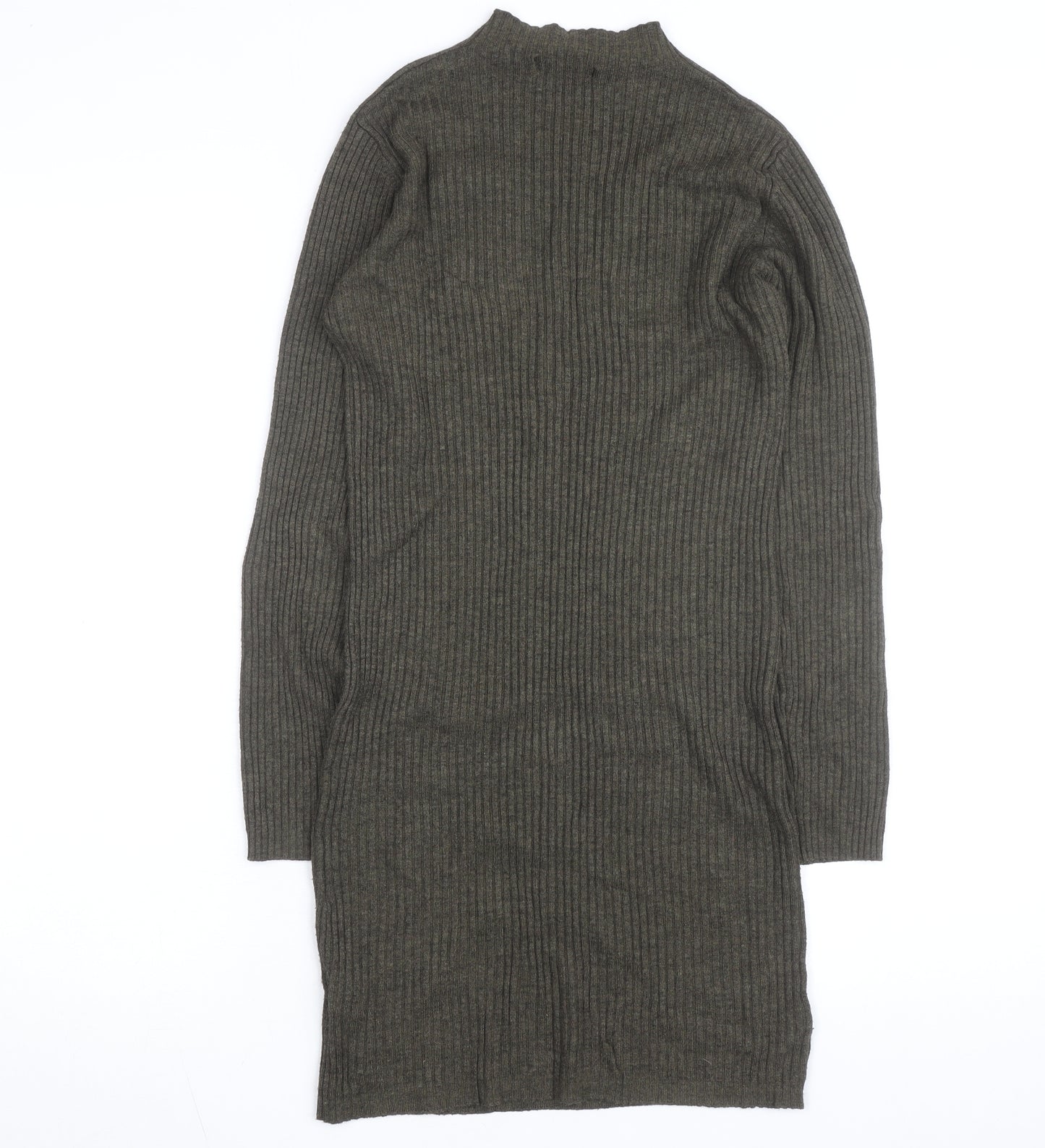 Atmosphere Women’s Green Ribbed Knit Bodycon Dress Size 10