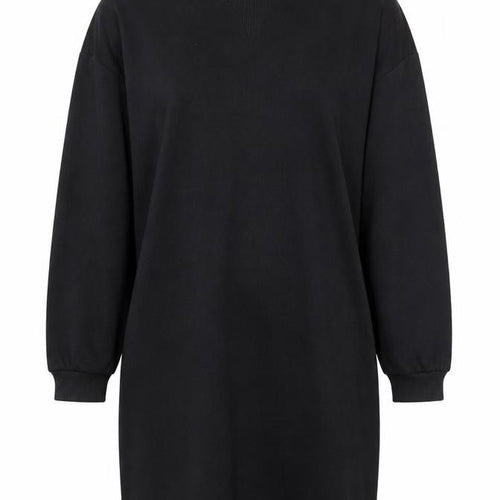 Marks and Spencer Women Black Size 10 Tunic Sweatshirt Dress