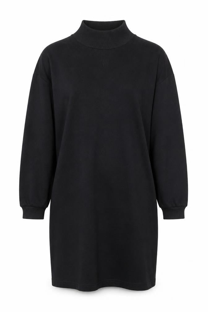 Marks and Spencer Women Black Size 10 Tunic Sweatshirt Dress
