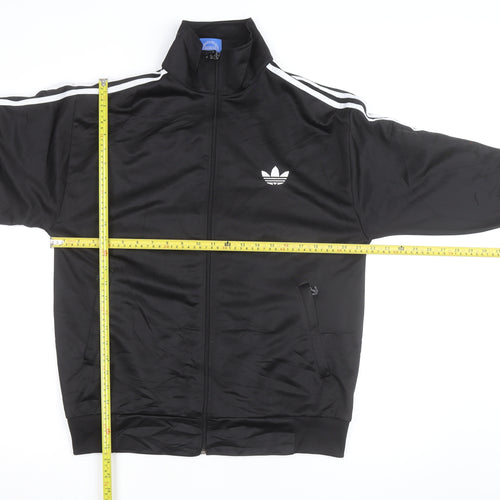 Adidas Men's Black XL Track Jacket Windbreaker Full Zip
