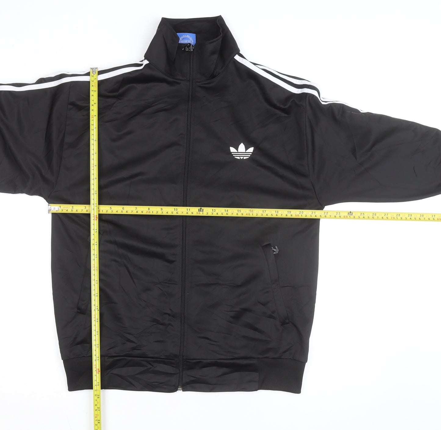 Adidas Men's Black XL Track Jacket Windbreaker Full Zip