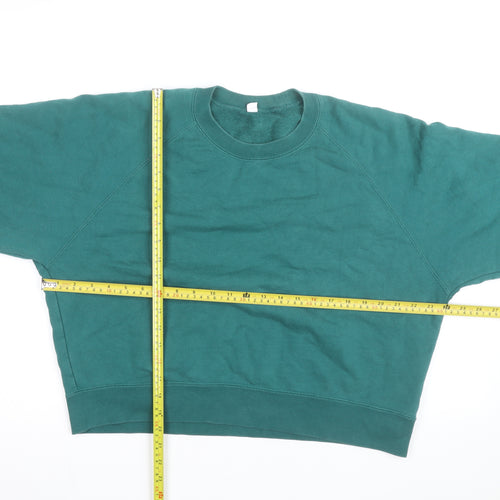 UNIQLO Men's Green XL Crew Neck Pullover Sweatshirt