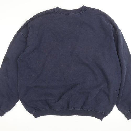 Gildan Men's Navy St. Louis Rams NFL Champions Crew Neck Sweatshirt XL