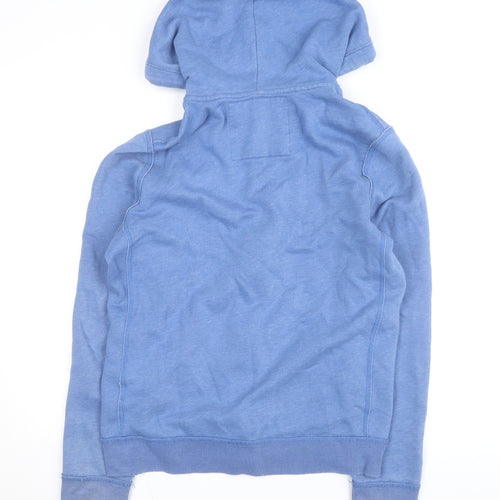 Abercrombie & Fitch Men's Blue Full Zip Hoodie M Athletic Fit