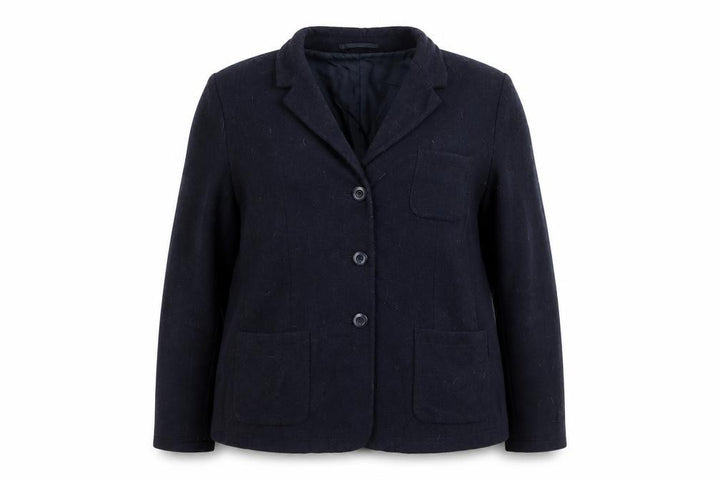 Gap Women Navy Wool Blend Single-Breasted Blazer UK 18