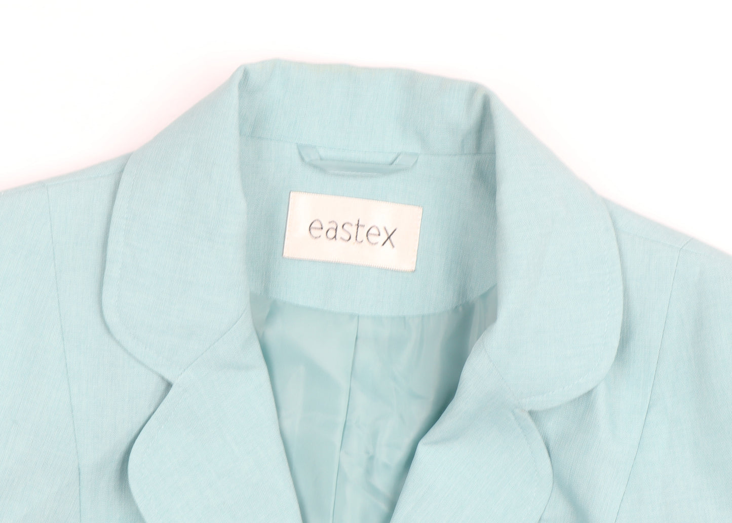 Eastex Women's Blue Single-Breasted Blazer Jacket Size 16