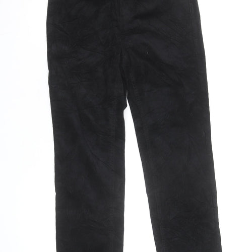 Marks and Spencer Men's Black Corduroy Straight Trousers M