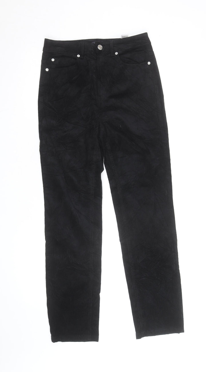Marks and Spencer Men's Black Corduroy Straight Trousers M