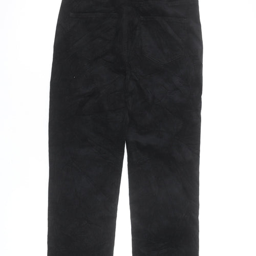 Marks and Spencer Men's Black Corduroy Straight Trousers M