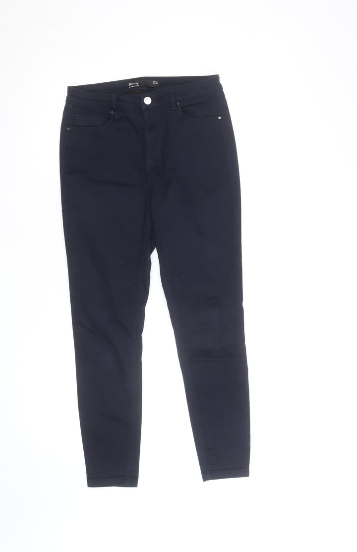 Dunnes Stores Women's Blue Skinny Jeans Size 10 Stretch Denim