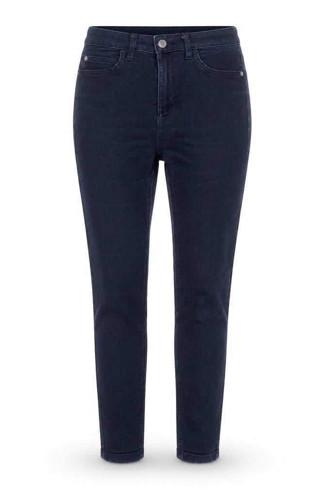 Front view of Marks & Spencer women’s blue super skinny jeans, size UK 10