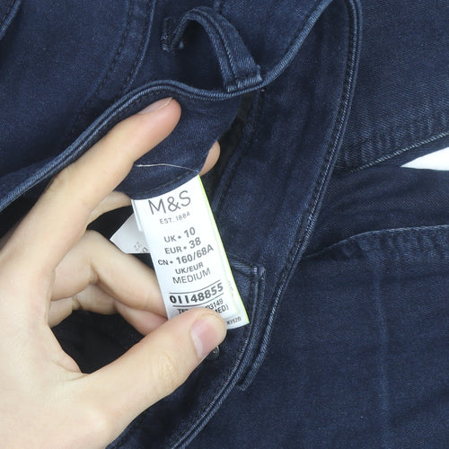 Marks and Spencer Womens Blue Super Skinny Jeans Size 10