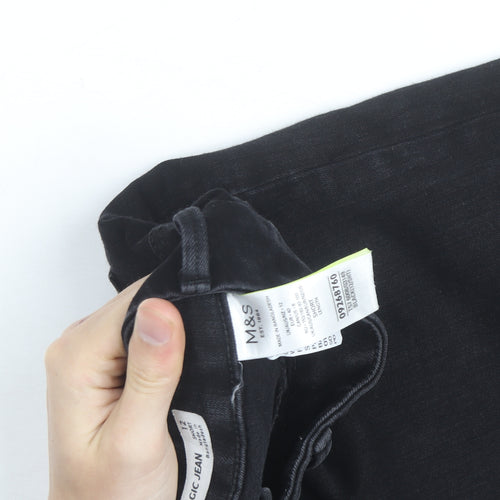 Marks and Spencer Women's Black Skinny Stretch Jeans Size 12 Regular