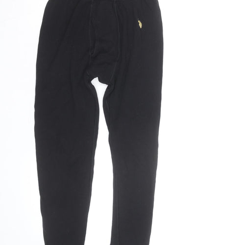 U.S. Polo Assn. Men's Black Compression Leggings Size L Activewear