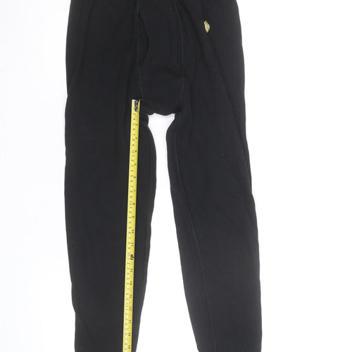 U.S. Polo Assn. Men's Black Compression Leggings Size L Activewear