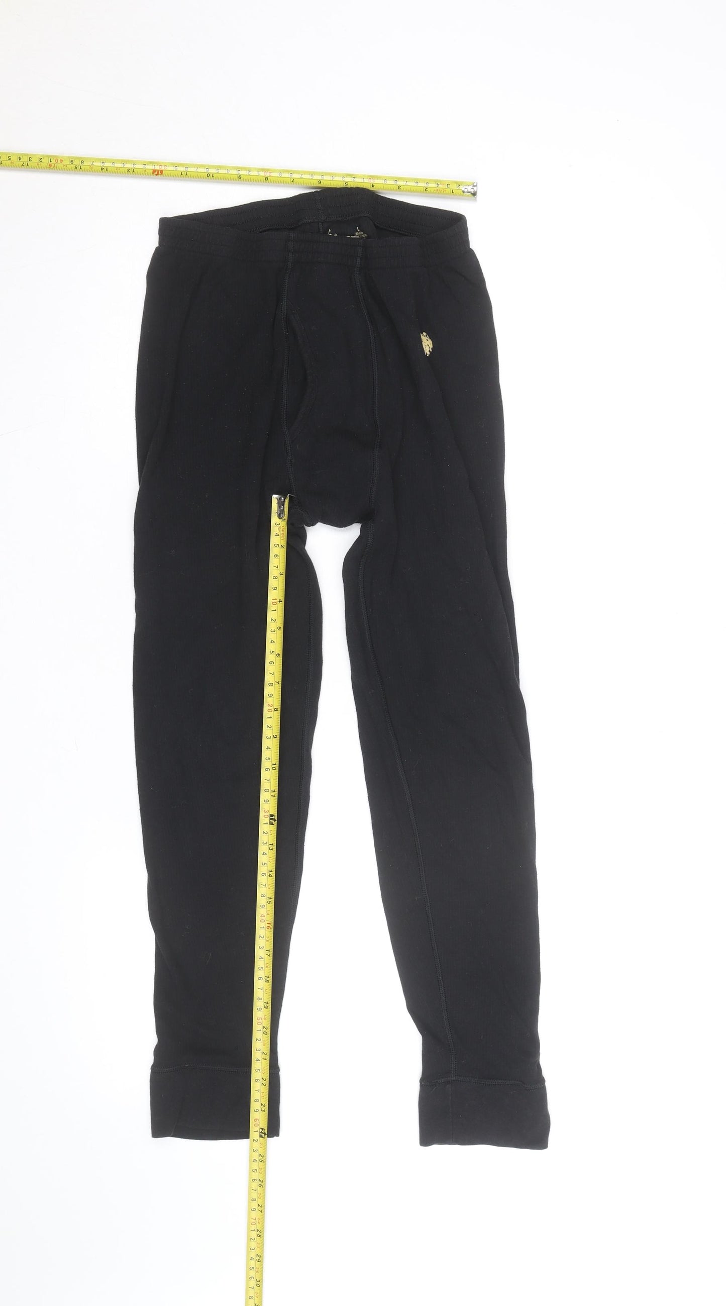 U.S. Polo Assn. Men's Black Compression Leggings Size L Activewear