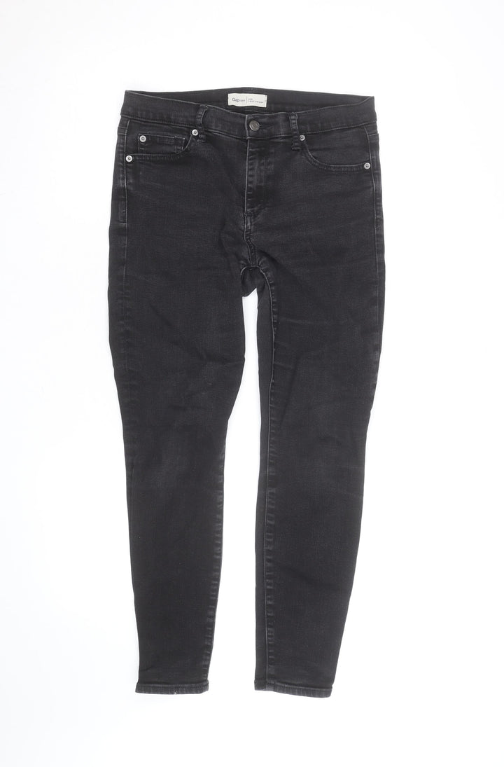 Gap 1969 Men's Black Skinny Jeans 30W 30L Denim Stretch